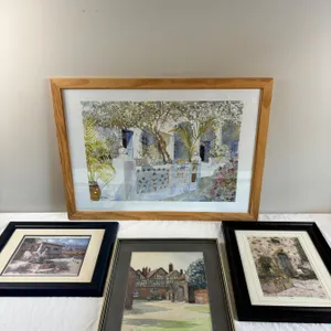 4 Pieces Framed Artwork