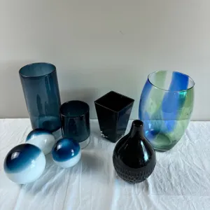 Assorted Coloured Glass Home Decor