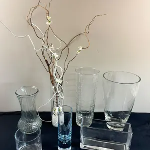 Assorted Glass Vases