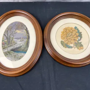 Framed Embroidered Artwork