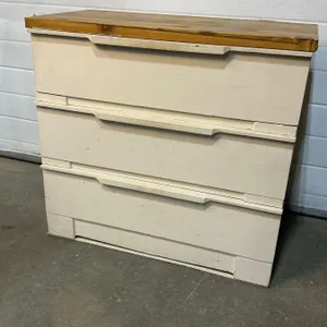 3 Drawer Wood Dresser