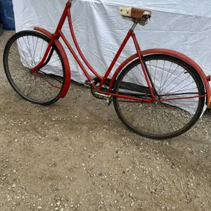 Vintage Red Bicycle