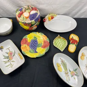 Colourful Servingware
