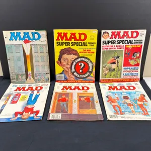 6 Assorted "MADD" Comics