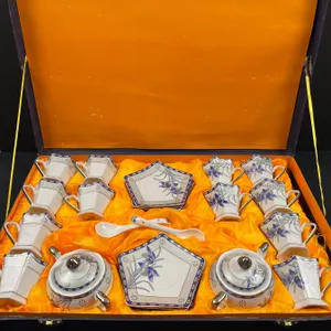 24k Lynn Collection Tea Serving Set in Case