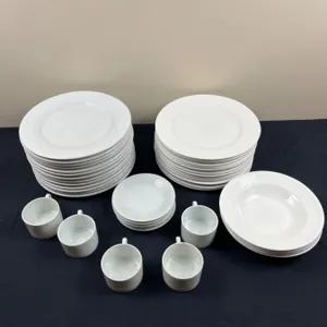 Royal Norfolk Dishes & 5 Cups & Saucers