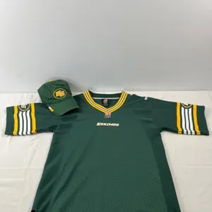 Edmonton Eskimos Jersey With Eskimos Hat