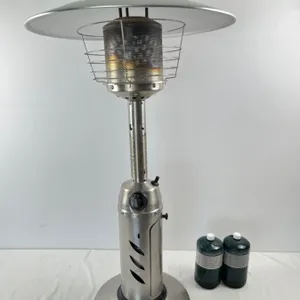 Napoleon Table Top Propane Heater with 3 Propane Bottles (Fullness Unknown)