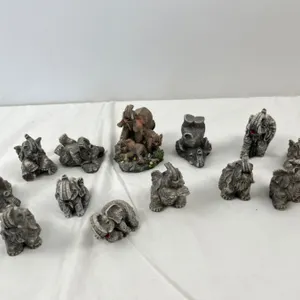 Collection of Elephant Figures
