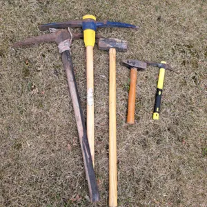 Assortment of Mallets and Pick Axes