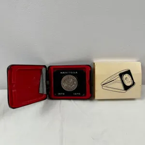 Manitoba 1870-1970 Canadian Dollar Coin in Box