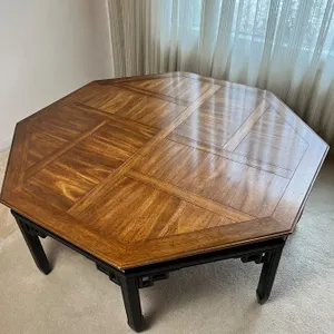 Octogon Wooden Coffee Table