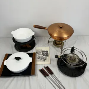 Variety of Fondue, Buffet Warmers, Ronson Veraflame