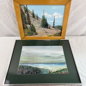 2 Framed Art Pieces