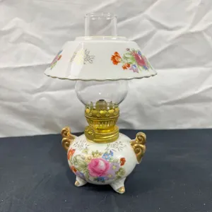 Miniature Kerosene Lamp.   6 1/2 High