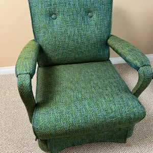 Vintage Upholstered Rocking Chair