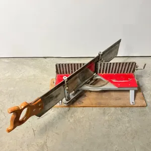 "Millers Falls" Mitre Box with Saw