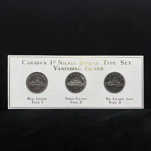 Canada's First Nickel Dollar Type Set Vanishing Island