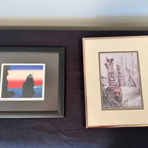 2 Pieces Framed Artwork