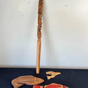 Handcarved Wooden Decor