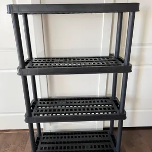 Four Tier Plastic Storage Shelf