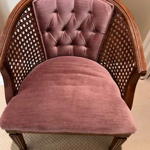 Upholstered Button Back Chair