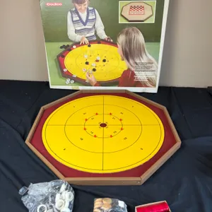 Double Sides Crokinole/Checkers Table