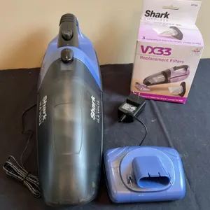Shark Cordless Hand Held Vacuum Cleaner With Charger, Attachment & Filters