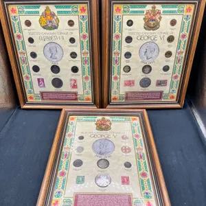 3 Framed Selected Canadian Coinage Collections