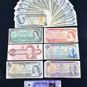 Assortment of 29 Canadian Bills