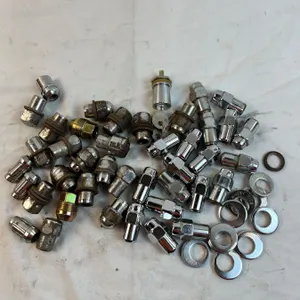Assorted Lug Nuts & Lock with Key & More