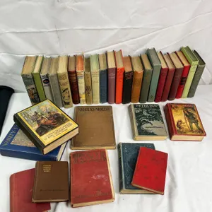 Antique book lot