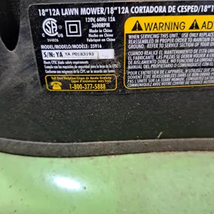 Craftsman Corded Electric Lawnmower
