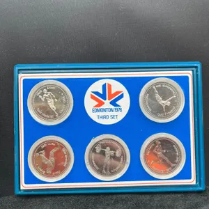 Edmonton 1978 Commonwealth Games Coin Set