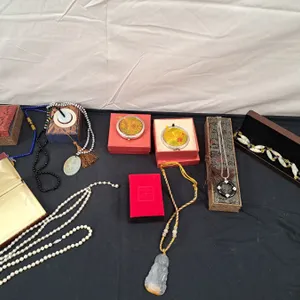 Mixed Cut Stone Necklaces & Compacts