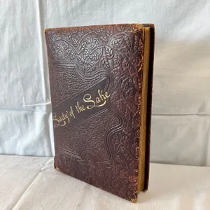 "Lady Of The Lake" Antique Book with Leather Cover