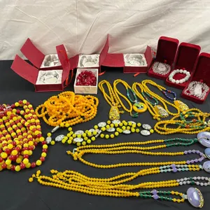 Mixed Cut Stone/Glass Bracelets & Necklaces