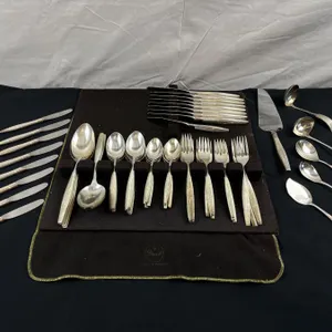S. Kirk & Son Sterling Silverware Set & Sterling Ladle