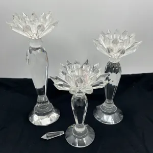 Glass Candle Holders