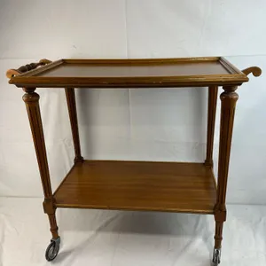 Vintage Wood Tea Cart