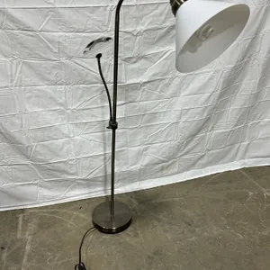 Adjustable Floor Lamp with Magnifying Glass