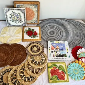 Assortment of Trivets and Place Mats