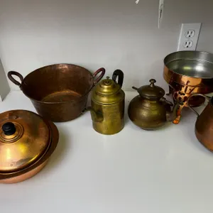 Copper and Brass Style Kitchenware