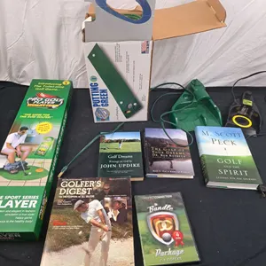 Assortment of Golf Related Items