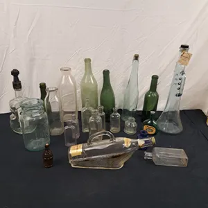 Assorted Vintage and Unique Bottles