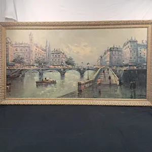 Large Framed Print "A View of Paris"