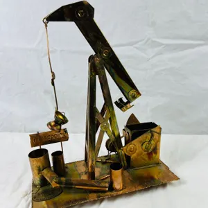 Oil Derrick Copper Art