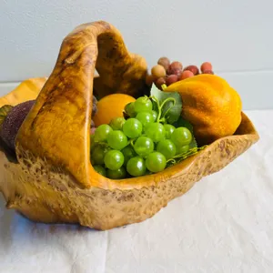 Fruitful Wooden Basket