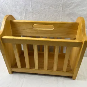Wooden Magazine Rack