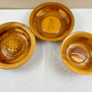 Handcrafted wooden bowls
